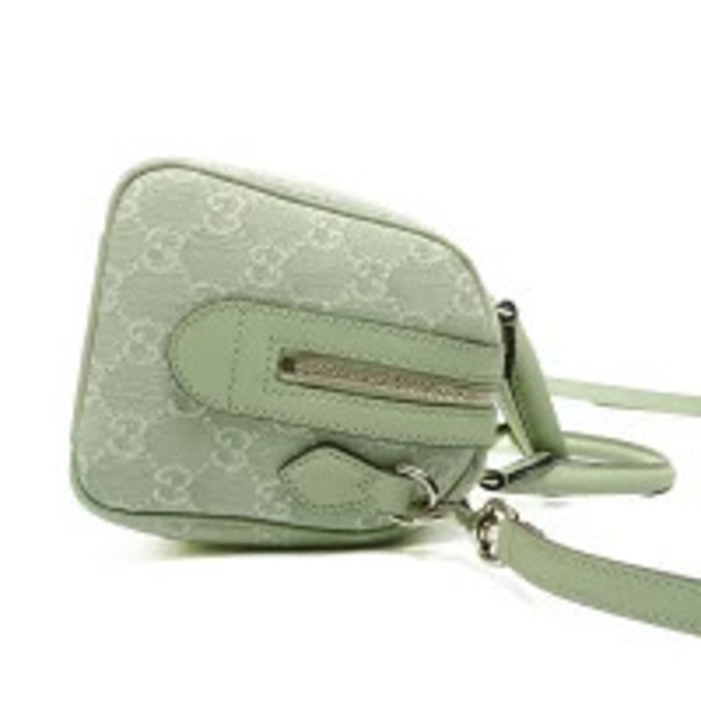 Gucci Ophidia GG Canvas Boston Bag Green - Picture 4 of 13
